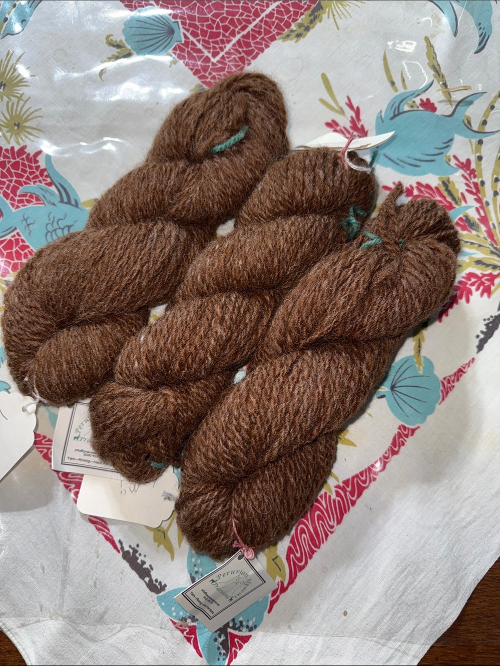 Peruvian Alpaca Yarn - 3 Skeins